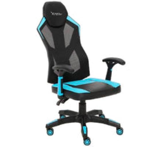 [XZEAL_XZSXZ30A] XZEAL SILLA GAMER XZEAL AZUL MALLA FOAM 150 GIRO ERGONOMICO XZSXZ30A