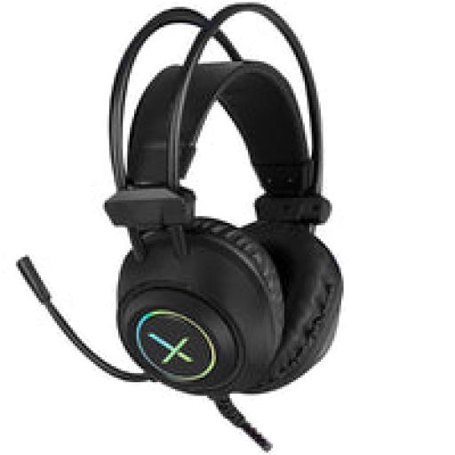 [XZEAL_XZHD205B] XZEAL DIADEMA GAMER XZEAL MICROFONO 13 CM USB 3.5MM LED 7 COLORES XZHD205B