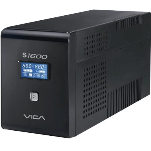 [VICA_S 1600] Vica NO BREAK/UPS VICA 1600VA/900W 8 TOMAS(4/4) NEMA 5-15R (S 1600)