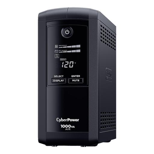 [CYBERPOWER_CP1000AVRLCDA] CyberPower UPS/NO BREAK CYBERPOWER CP1000AVRLCDa 1000VA/600W LCD/ AVR/9CONT