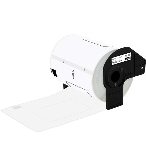 [BROTHER_DK1241] Brother ROLLO 200 ETIQUETAS BROTHER DK1241 PRE CORTADAS NB 101MM X 152MM