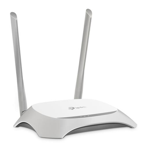 [TPLINK_TL-WR840N] TPLINK Router Inalámbrico WISP, 2.4 GHz, 300 Mbps, 2 antenas externas omnidireccional 5 dBi, 4 Puertos LAN 10/100 Mbps, 1 Puerto WAN 10/100 Mbps, control de ancho de banda