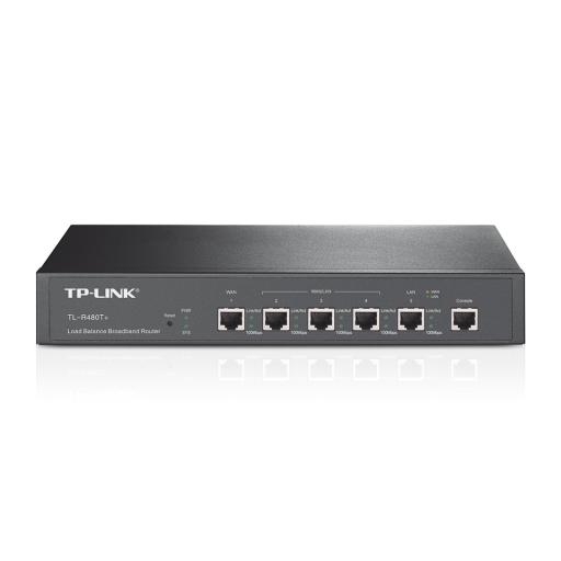 [TPLINK_TL-R480T+] ROUTER BALANCEADOR DE CARGA TP-LINK/4 WAN/LAN/QoS/ TL-R480T+