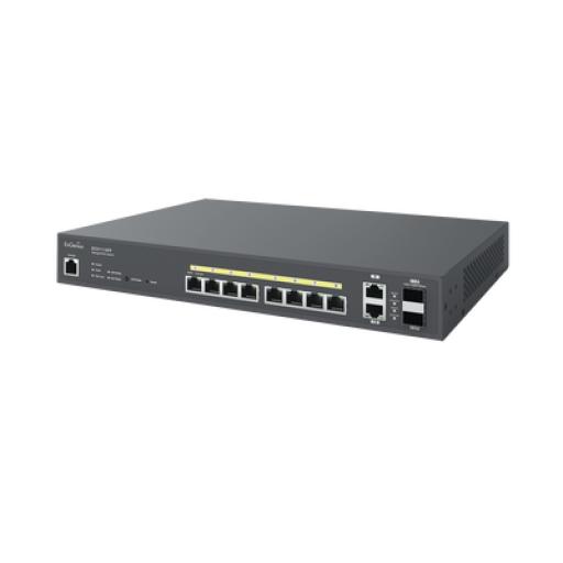 [ENGENIUS_ECS1112FP] EnGenius Switch PoE + Gigabit 130W de 8 puertos gestionado en la nube