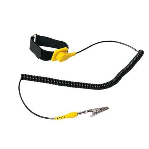 [SYSCOM_34-552] Syscom Pulsera antiestática de muñeca para mesa de trabajo.