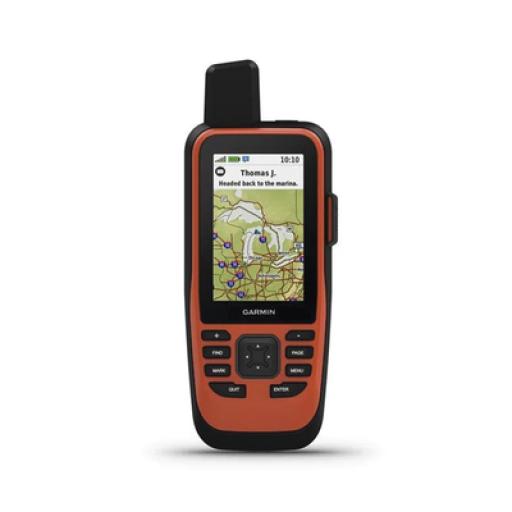 [GARMIN_10-02236-00] Garmin Navegador portátil marino GPSMAP 86i con conexión satelital InReach. incluye mapa base precargado y batería interna recargable.