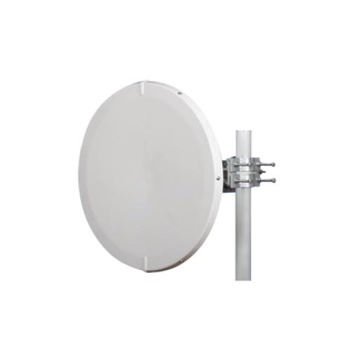 [JIROUS_JRMD68010/11RA] Jirous Antena Direccional, Dimensiones (2 ft / 60.96 cm), Ganancia 36 dBi, 10.1-12 GHz, Conector de guía de onda para B11, Incluye montaje de alineación