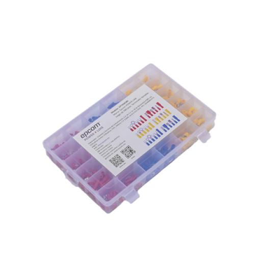 [EPCOM_EP-TKM-580] Epcom Juego de 580 pzas. Terminales Variadas con Forro y Caja de Almacenamiento.