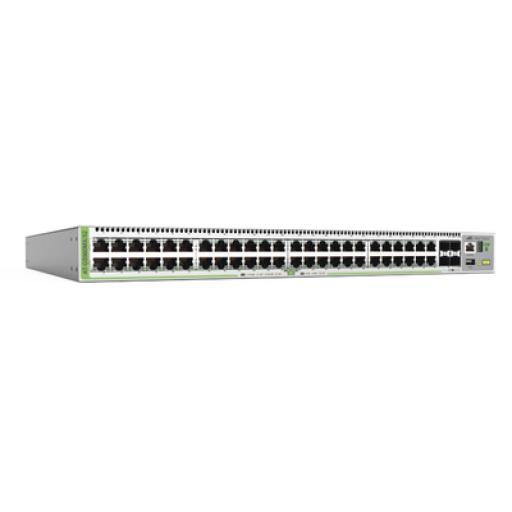 [ALLIEDTELESIS_AT-GS980MX-52-10] Allied Telesis Switch Apilable L3 lite, 48 puertos 10/100/1000-T, 4 puertos SFP+ 10G