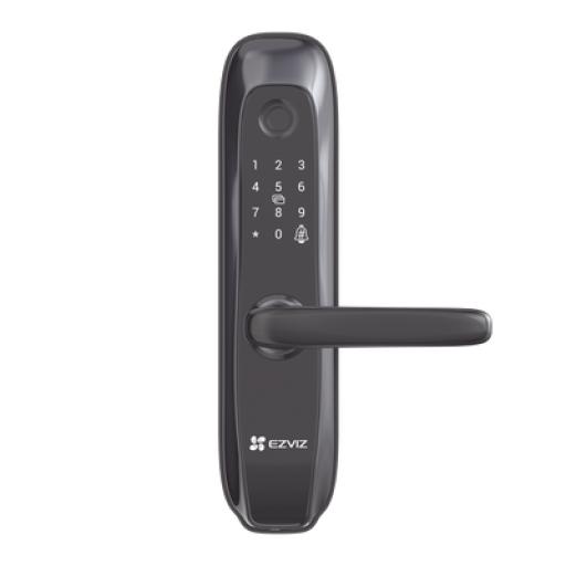 [EZVIZ_CS-L2S] EZVIZ Cerradura Inteligente / Protocolo Zigbee  / Códigos Temporales Para Visitantes / Lectura de Huella / Lectura de Tag / Contraseña /  Botón para Timbrar / Alarma Anti-intrusión / Uso en Interior / Incluye HUB