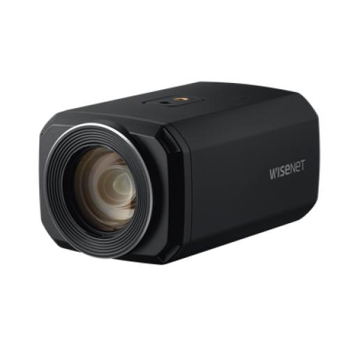 [HANWHA_XNZ-6320A] Hanwha Cámara Zoom IP 2 MP@60IPS / Ideal para visualización a largas distancias / Lente Motorizado 32X / Video Analíticos Avanzados / H.265 & WiseStream