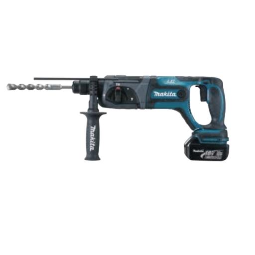 [MAKITA_DHR241RFE] Makita Rotamartilló 18V, SDS 0-1.200 Rpm, 3 Modos de Trabajo, Incluye 2 Baterías de 3.0 Ah, Cargador y Maletín.