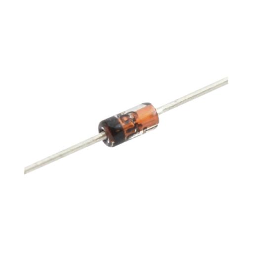 [SYSCOM_1N4148] Syscom Diodo de Conmutación, I fwd. 300 mA, Vrev 75 V, 0. 5 Watt, Tiempo de Recuperación 4.0 nS, Empacado DO-35.