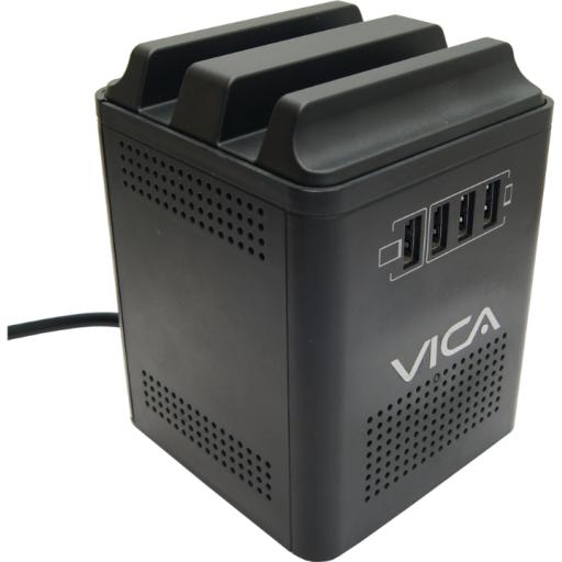 [VICA_CONNECT 800] Vica REGULADOR ELECT VICA 800VA/400W 4 CONT/4 USB CARGA RAPIDA (CONNECT 800)