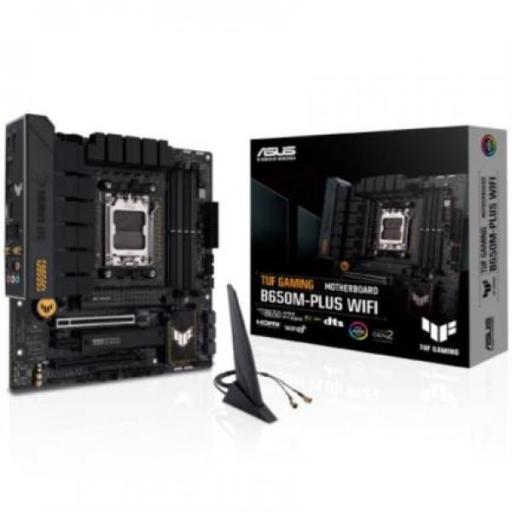 [ASUS_TUF GAMING B650M-PLUS WIFI] Tarjeta madre ASUS Micro-ATX TUF GAMING B650M-PLUS WIFI S-AM5 AMD B650
