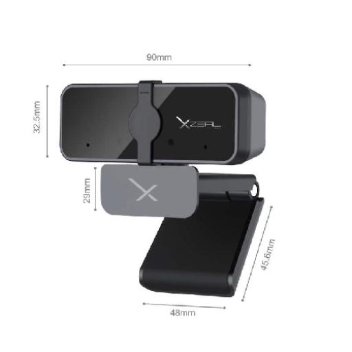 [XZEAL_XZST200B] XZEAL CAMARA WEB XZEAL FHD 1920X1080 30 FPS TRIPIE/MICROFONO XZST200B