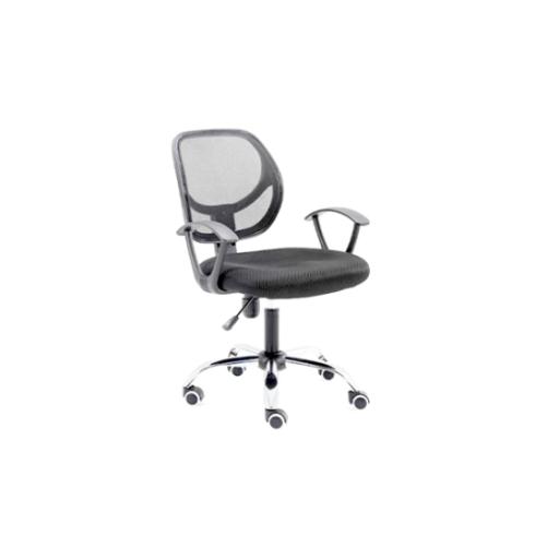 [NEXTEP_NE-650S] Nextep Silla Secretarial Nextep de Altura Ajustable Reclinable Tela Base Giratoria