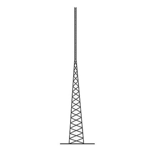 [ROHN_SS-080-D90] Rohn Torre Autosoportada Tubular ROHN de 24 metros Linea SSV HEAVY DUTY.