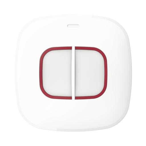[HIKVISIONDIGITALTECHNOLOGY_DS-PDEB2-EG2-WB(B)] Hikvision Digital Technology (AX PRO) Botón de Pánico Inalámbrico Doble / Exterior IP66 / Indicador LED