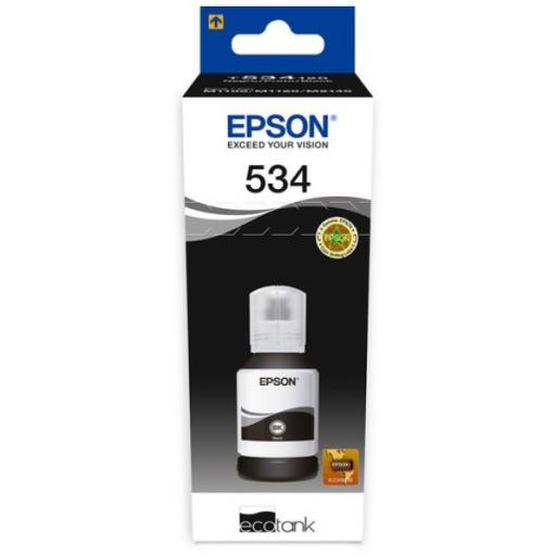 [EPSON_T534120-AL] Botella EPSON ECOTANK T534 NEGRO PIGMENTO SERIE M (T534120-AL)