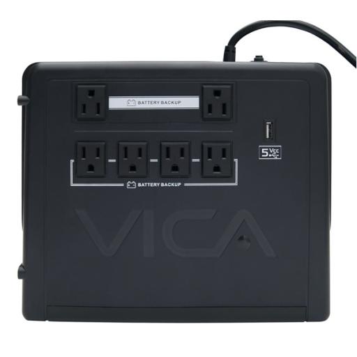 [VICA_REV 700] Vica NO BREAK/UPSVICA 700VA/400W 6TOMASNEMA5-15R 1USBP/RECARGA1AMP(REV 700)