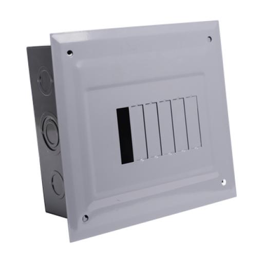 [CHINT_C2Q06E] CHINT Centro de Carga para Empotrar, 06 Polos, 60 A, 1 Fase 3 Hilos, 120/240 V AC, 60Hz
