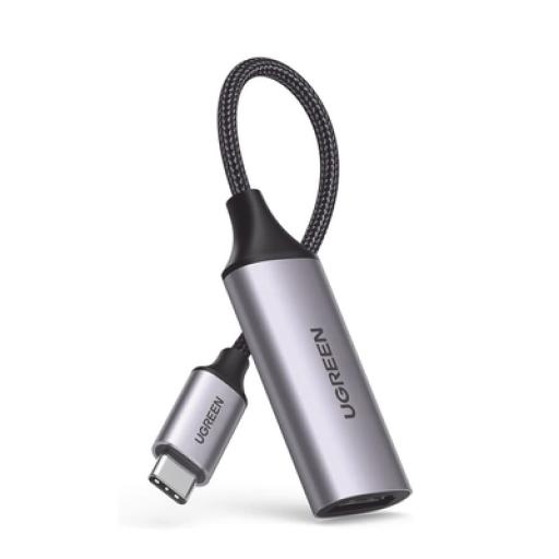 [UGREEN_70444] Ugreen Cable Adaptador USB C a HDMI 4K@60Hz / Convertidor Thunderbolt 3 / Caja de Aluminio / HDMI V2.0 / 3D / Longitud del cable 10cm