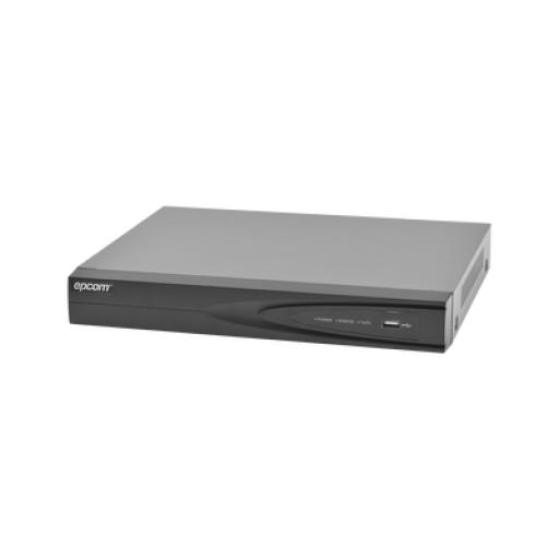 [EPCOM_EV-1008-TURBOX] Epcom DVR 8 Canales TurboHD + 2 Canales IP/ 2 Megapixel/ 1 Bahía de Disco Duro / H.264+ / 1 Canal de Audio / Videoanálisis