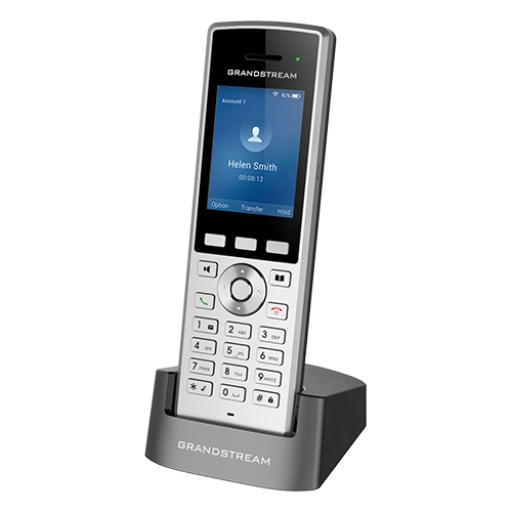 [GRANDSTREAMNETWORKS_WP822] Grandstream Networks Teléfono WiFi portátil empresarial con 2 lineas y cuentas SIP, Bluetooth y botón Push-to-talk