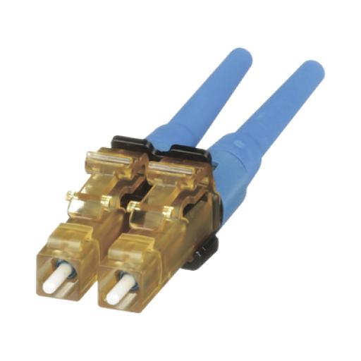 [PANDUIT_FLCDSCBUY] Panduit Conector de Fibra Óptica LC Duplex OptiCam, Monomodo 9/125 OS2, Pre-pulido, Color Azul