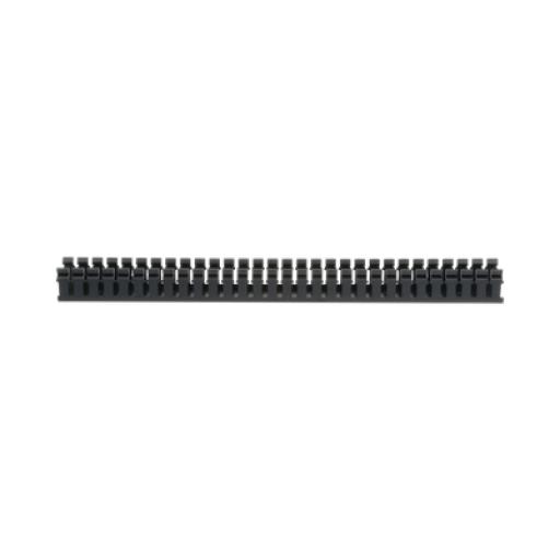[PANDUIT_H2X2BL6] Panduit Canaleta Ranurada de PVC sin Tapa, Tipo H (Tapa Abisagrada), 55.1 mm de Ancho, 50.3 mm de Alto y 1828.8 mm de Largo, Color Negro