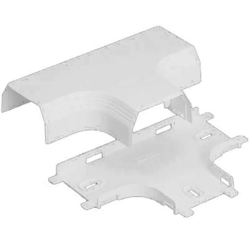 [PANDUIT_T45TIW] Panduit Accesorio en "T", para uso con canaleta T45, Material PVC Rígido, Color Blanco Mate
