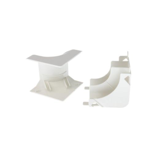 [PANDUIT_T45ICIW] Panduit Esquinero interior, para uso con canaleta T45, Material PVC Rígido, Color Blanco Mate