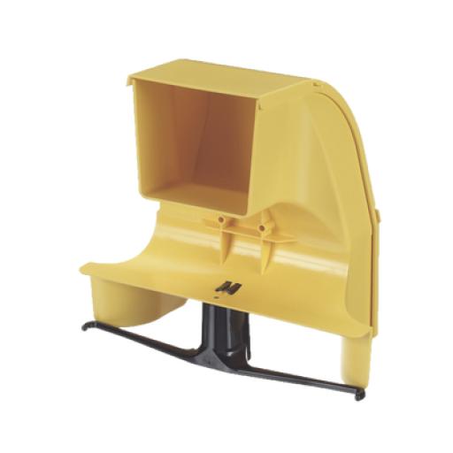 [PANDUIT_FRSPJ4X4YL] Panduit Bajada Para Canaleta FiberRunner™, Uso con Medidas 4x4, 6X4, 12X4, o 24X12, Con Reducción a 4X4, Color Amarillo