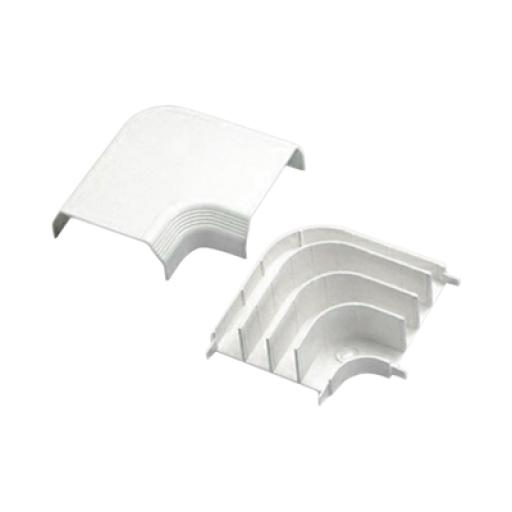 [PANDUIT_T70RAIW] Panduit Curva de radio controlado, para uso con canaleta T70, Material PVC Rígido, Color Blanco Mate