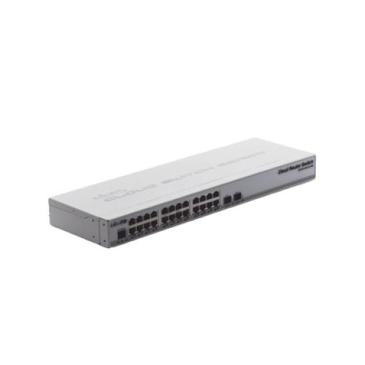 [MIKROTIK_CRS326-24G-2S+RM] Mikrotik Switch Sistema Operativo Dual 24 Puertos Gigabit Ethernet y 2 Puertos SFP+