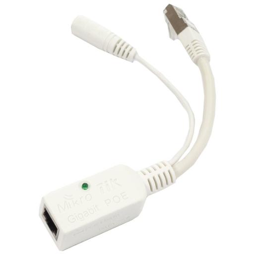 [MIKROTIK_RBGPOE] Mikrotik PoE Pasivo para Equipos Mikrotik 10/100/1000 Mbps