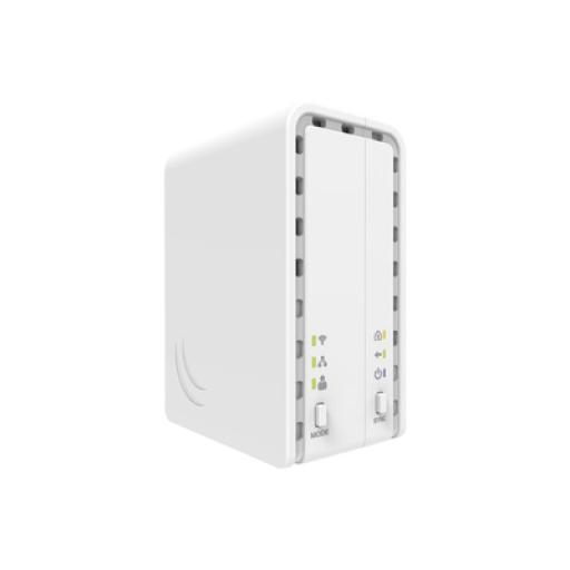 [MIKROTIK_PL6411-2ND] Mikrotik (PWR-Line AP) Punto de Acceso Power Line, con un Puerto Ethernet, con Capacidad para Conectarse Atraves de las Lineas Eléctricas
