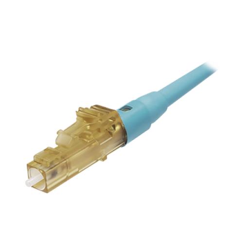 [PANDUIT_FLCSMCXAQY] Panduit Conector de Fibra Óptica LC Simplex OptiCam, Multimodo 50/125 OM3/OM4, Pre-pulido, Color Aqua