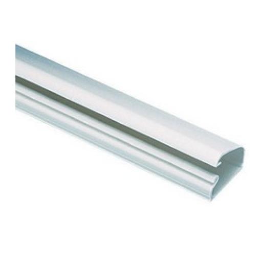 [PANDUIT_LD5WH6-A] Panduit Canaleta LD5 de PVC rígido, con cinta adhesiva para instalación sin herramientas, 26 x 15 x 1828.8 mm, Color Blanco