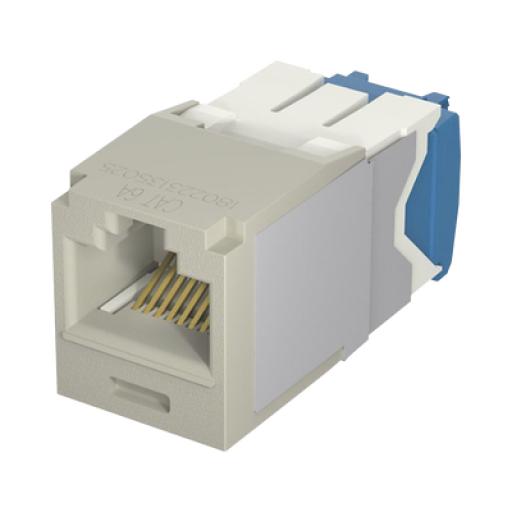 [PANDUIT_CJ6X88TGIG] Panduit Conector Jack RJ45 Estilo TG, Mini-Com, Categoría 6A, de 8 posiciones y 8 cables, Color Gris