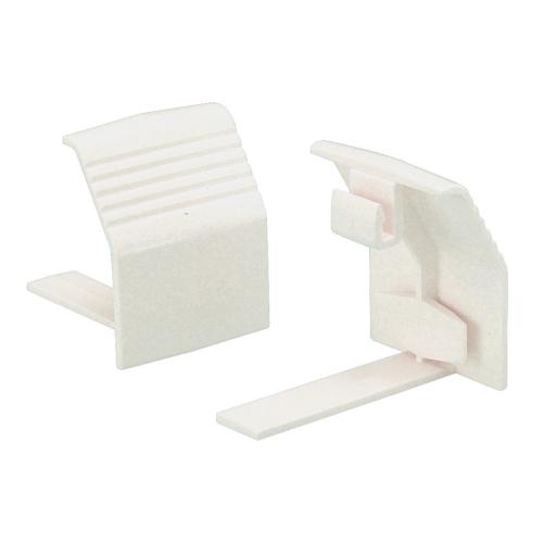 [PANDUIT_T70BCIW-X] Panduit Unión recta de base, para uso con canaleta T70, Material PVC Rígido, Color Blanco Mate