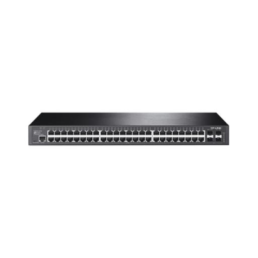 [TPLINK_T2600G-52TS] TPLINK Switch JetStream Gigabit administrable Capa 2, 48 puertos 10/100/1000 Mbps + 4 puertos SFP