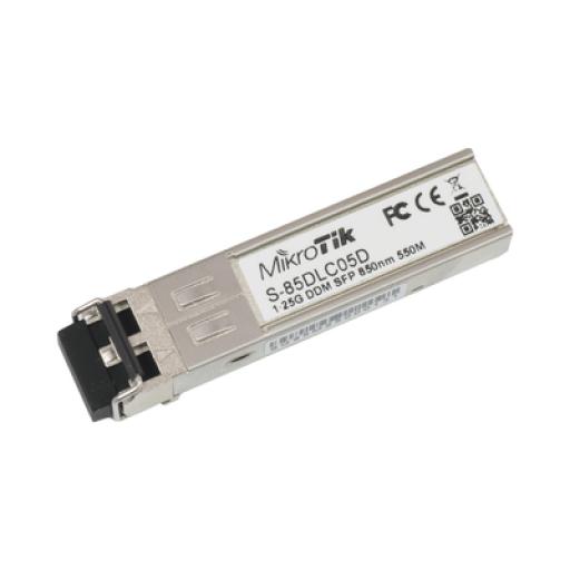 [MIKROTIK_S-85DLC05D] Mikrotik Transceptor MiniGbic SFP 1.25G LC Duplex para fibra Multi Modo 550mts