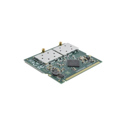 [MIKROTIK_R52HND] Mikrotik Tarjeta MiniPCI 802.11a/b/g/n Doble Banda, Hasta 400mW para Equipos Mikrotik