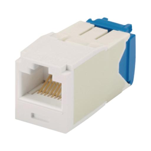 [PANDUIT_CJ6X88TGWH] Panduit Conector Jack RJ45 Estilo TG, Mini-Com, Categoría 6A, de 8 posiciones y 8 cables, Color Blanco