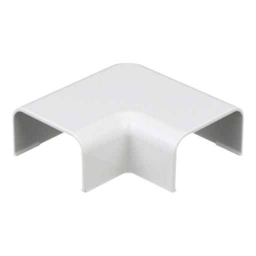 [PANDUIT_RAF10WH-X] Panduit Conexión en ángulo recto "L", para uso con canaleta LD10, material ABS, Color Blanco