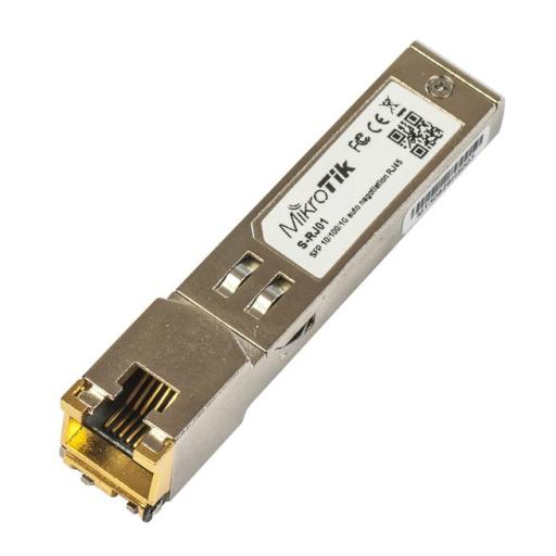 [MIKROTIK_S-RJ01] Mikrotik Modulo convertidor de SFP a Ethernet 10/100/1000Mbit/s