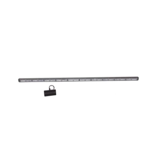 [EPCOMINDUSTRIALSIGNALING_XLT2131AW] EPCOM INDUSTRIAL SIGNALING Barra de luz de advertencia de 10 Módulos de 6 LED, 49 Pulgadas, Ámbar/Claro