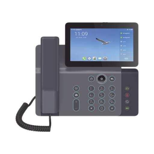 [FANVIL_V67] Fanvil Videoteléfono IP inteligente Insignia, Android 9.0, 20 líneas SIP, pantalla a color 7" ajustable, Teclado de iluminación configurable, PoE, conferencia local de 10 vías.